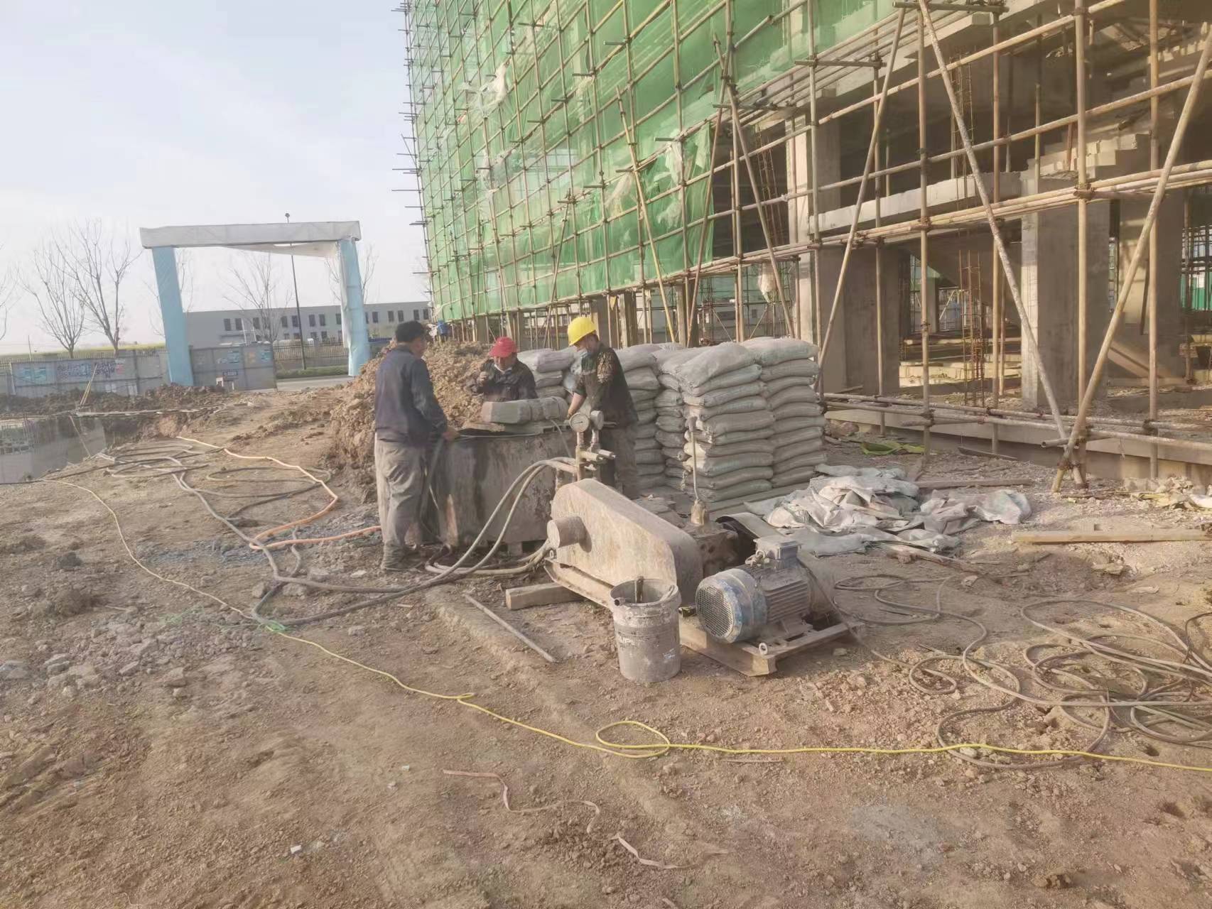 灌云别墅下沉注浆